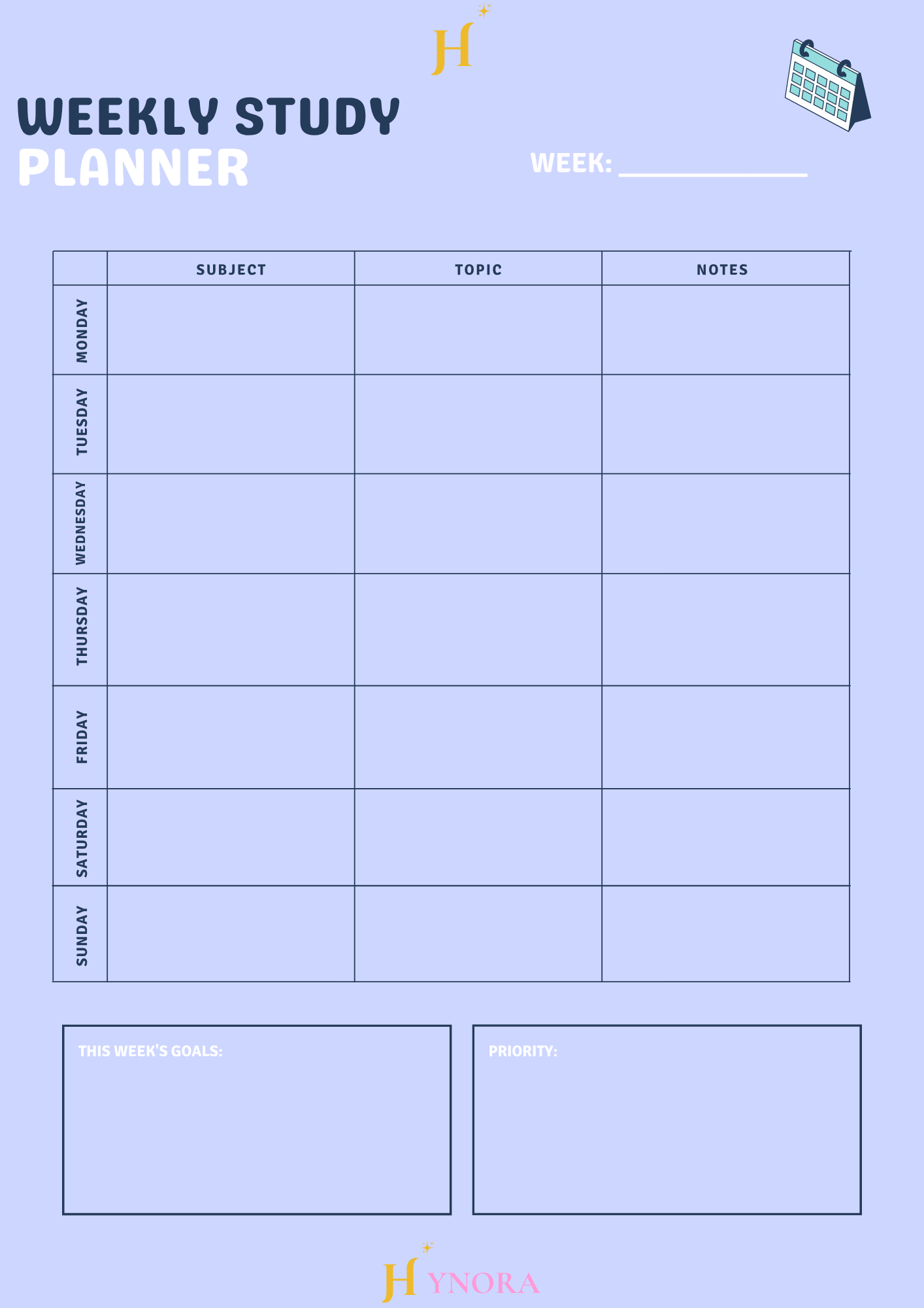 Bac Revision Pack – Study Planner & Revision Tracker