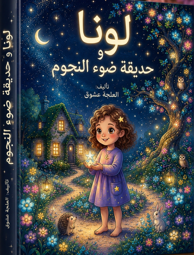 لونا وحديقة ضوء النجوم – قصة مصورة للأطفال (PDF)