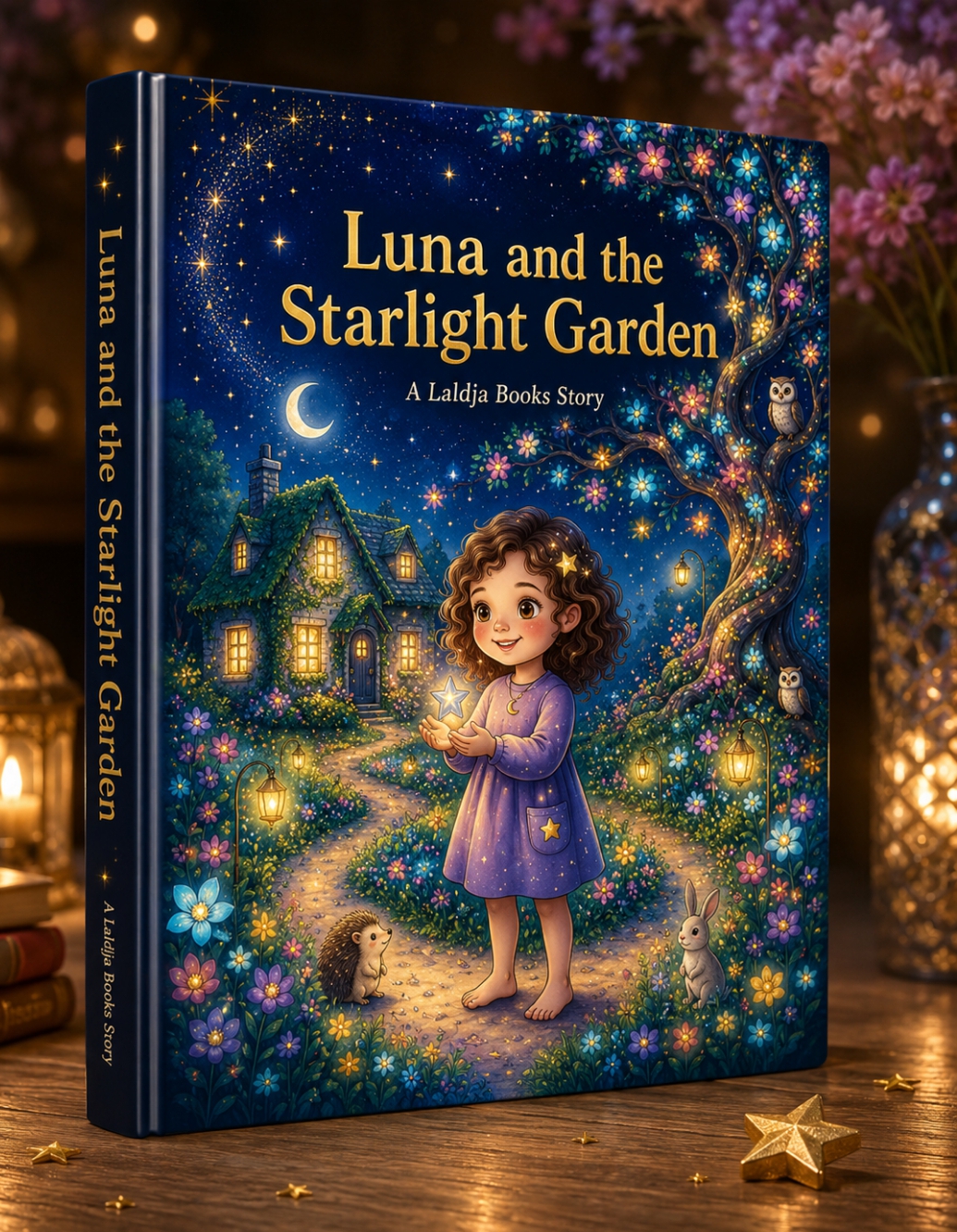 Luna and the Starlight Garden – Illustrated Children's Story (PDF, English Edition)