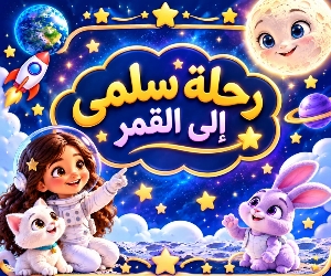 رحلة سلمى إلى القمر 🌙