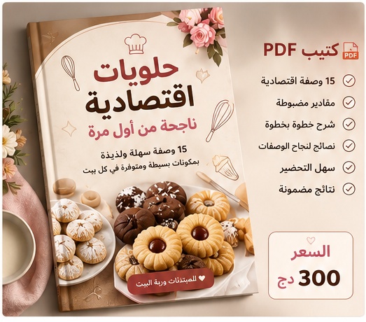 حلويات اقتصادية ناجحة من اول مرة