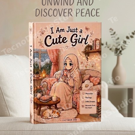 Iam Just a Cute Girl Coloring Book | كتاب تلوين رقمي للبنات PDF قابل للطباعة