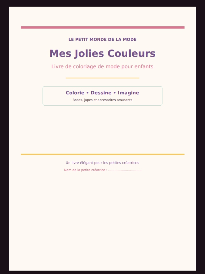 Mes jolies couleurs