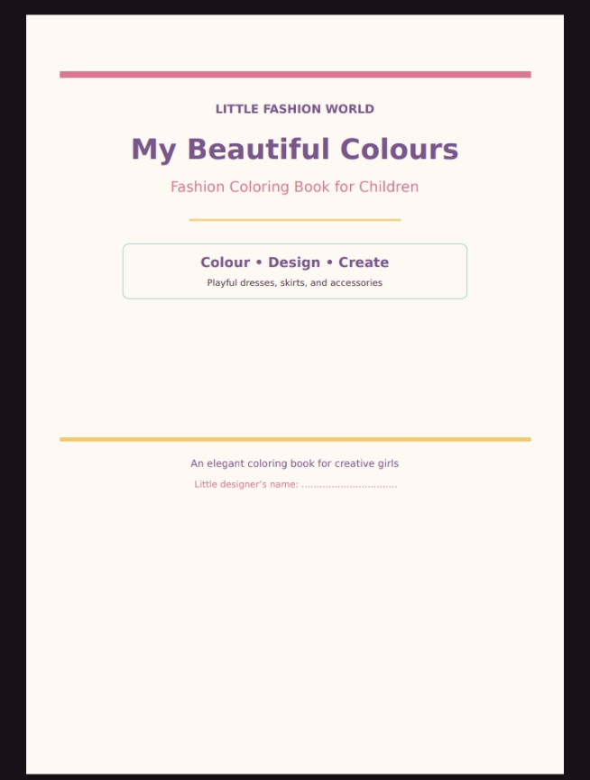 My beautiful colors